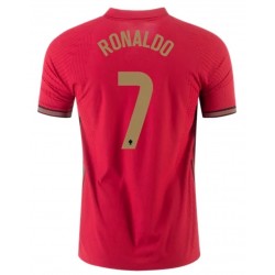Camisola Portugal Cristiano Ronaldo 7 Equipamento Primeiro Euro 2020 Manga Curta